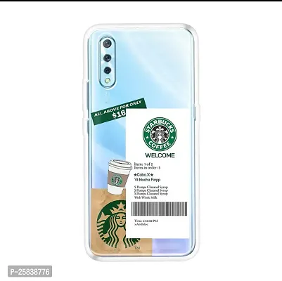 Starbucks Designer Printed Silicone Case For Vivo S1 ( TPU | Soft , Vivo S1 | Multicolor