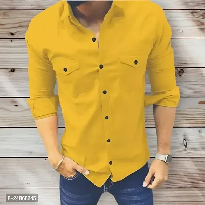 Stylish double pocket shirt for men