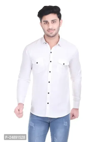 Stylish double pocket shirts for men-thumb0