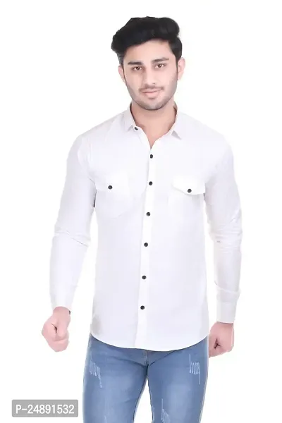 Stylish double pocket shirt for men