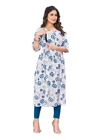 Manas Ethnic Women's Printed Cotton Regular Fit 3/4 Sleeve Lightweight Casual Wear Feeding Kurti (B_1094)-thumb1