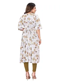 Manas Ethnic Women's Printed Cotton Regular Fit 3/4 Sleeve Lightweight Casual Wear Feeding Kurti (B_1094)-thumb2