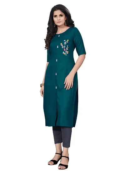 Beautifiul with Embroidery Work Kurti for Women