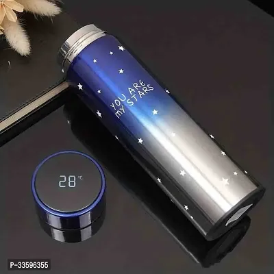 Useful Stainless Steel LED Temperature Display Water Bottles- 500 ml