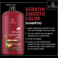 Argan Keratin Shampoo for Damaged Hair - 1 L-thumb1