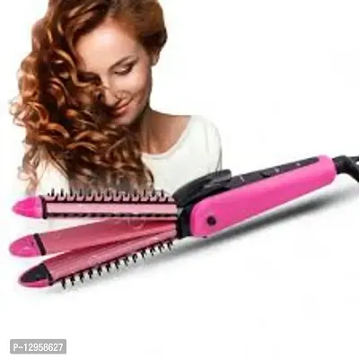 2 in1 hair straightner and curler for woman-thumb0