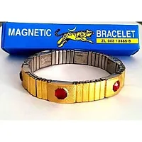 Three Secondz Magnetic Bracelet For Men Women Round Purple-thumb1