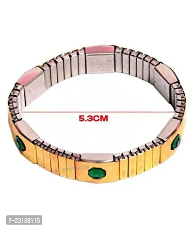 S S Axon Womens Blood Pressure Control Magnetic Bracelet Bp Monitor Golden-thumb3
