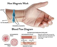 Np Magnetic Bracelet Blood Pressure Controller For Men Women Blue-thumb2