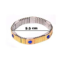 Rising Deal Attractive Golden Bracelet For Women Blue-thumb1