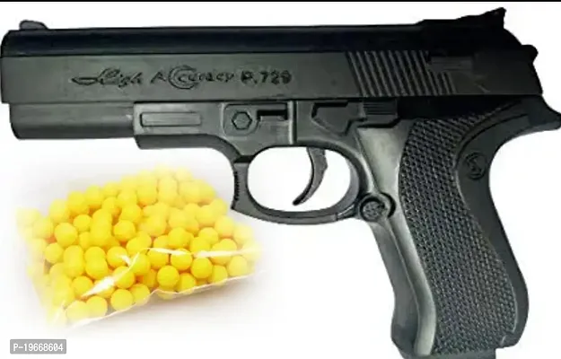 Aditii Toys Air Pistol Shooting Gun/Air Gun/Gun for pubg Lover Darts  Plastic Bullets for Kids | Pistol 729 Plastic Toy Gun with 6 mm Plastic BB Bullets/Revolver Gun