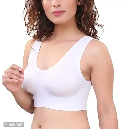 Aditii Air Cotton Non Padded Non-Wired Air Sports Bra (Pack Of 1)-thumb0
