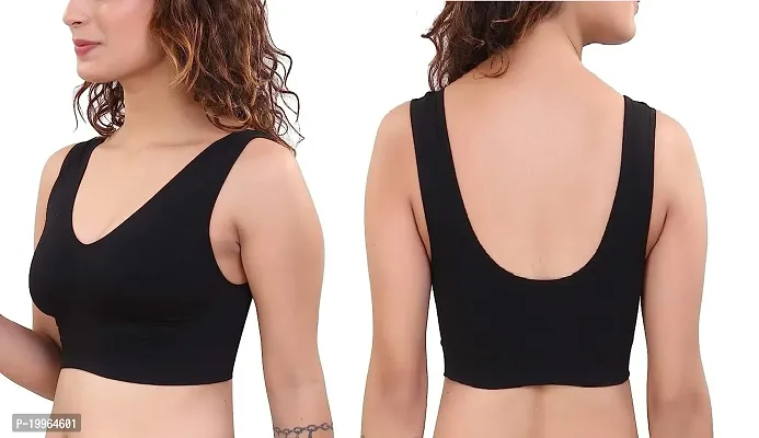 Aditii Air Cotton Non Padded Non-Wired Air Sports Bra (Pack Of 1)-thumb0