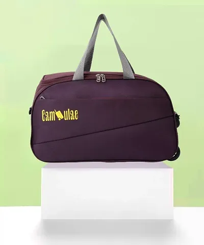 Durable 55 L Strolley Duffel Bag - Purple - Regular Capacity