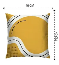 Satin Digital Printed Sofa Cushion Cover/Throw Pillow for Bed Room/Living Room with Zipper Closure(40*40 cm , Multi-Color)_Pack Of 1-thumb1