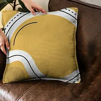 Satin Digital Printed Sofa Cushion Cover/Throw Pillow for Bed Room/Living Room with Zipper Closure(40*40 cm , Multi-Color)_Pack Of 1-thumb2