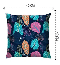 Satin Digital Printed Sofa Cushion Cover/Throw Pillow for Bed Room/Living Room with Zipper Closure(40*40 cm , Multi-Color)_Pack Of 1-thumb2