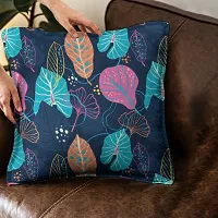 Satin Digital Printed Sofa Cushion Cover/Throw Pillow for Bed Room/Living Room with Zipper Closure(40*40 cm , Multi-Color)_Pack Of 1-thumb3