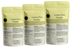 Natural Skin Care Lemon Peel Powder For Face Pack Of 3 -100g Each-thumb2