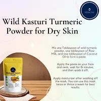 Natural Wild Turmeric Powder for Face 100G Each Pack of 2-thumb4