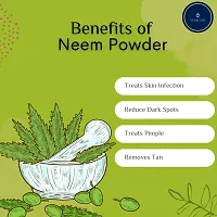 VEDICINE Pure and Natural  Neem Leaf Powder For Face Pack - 100g-thumb3