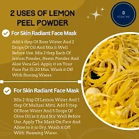 VEDICINE Pure and Natural Lemon Peel Powder Face Pack - 100g Each-thumb4