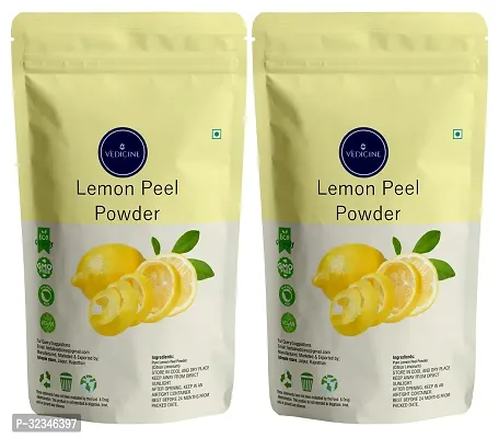 VEDICINE Pure and Natural Lemon Peel Powder Face Pack - 100g Each