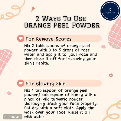 Natural Skin Care Orange Peel  Masoor Powder For Face Pack of 2-100g Each-thumb4