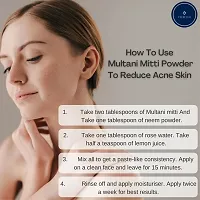 Natural Skin Care Multani Mitti , Orange Peel , Sandalwood Powder For Face Pack of 3-250g Each-thumb3