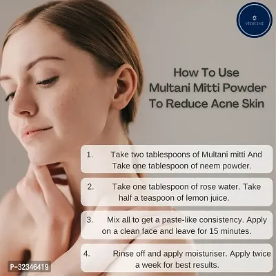 Natural Skin Care Multani Mitti , Orange Peel , Sandalwood Powder For Face Pack of 3-250g Each-thumb4