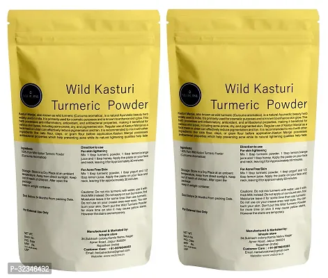 Pure and Natural Wild Kasturi Turmeric Powder For Face Pack - 100g - Combo-thumb2