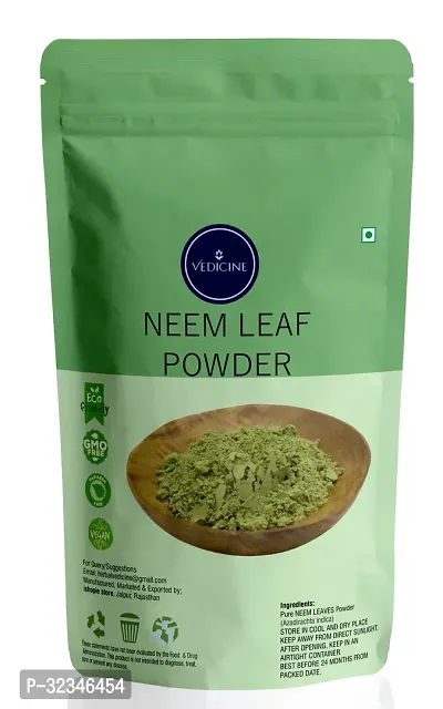 VEDICINE Pure and Natural  Neem Leaf Powder For Face Pack - 100g