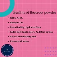 Pure and Natural  Beetroot Powder For Face Pack-100g Each-thumb2