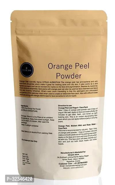 Natural Skin Care Orange Peel Power For Face Pack-100gm-thumb2