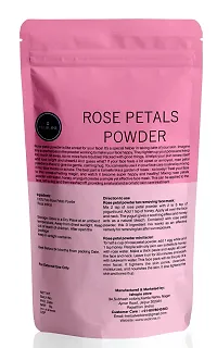 Pure and Natural  Rose Petals Powder For Face Pack - 100g-thumb1