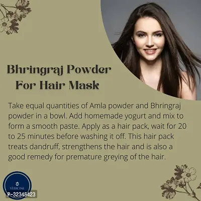 Bhringraj Powder For Hair Pack-100gm-thumb3