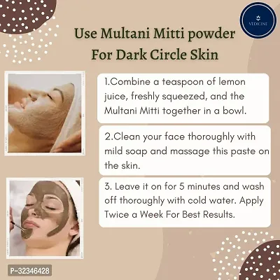 Pure and Natural Multani Mitti Powder For Face Pack - 100g-thumb3