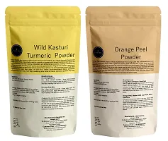 Natural Skin Care  Wild Turmeric  and Orange Peel Powder For Face Pack Of 2-125g Each-thumb2