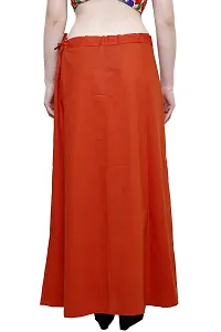 Pistaa combo of Women's Cotton Mango, Coca Cola and Light Rama Color Best Indian Inskirt Saree petticoats-thumb2