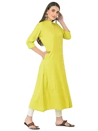 Pistaa's Women's Cotton Regular Kurta-thumb2