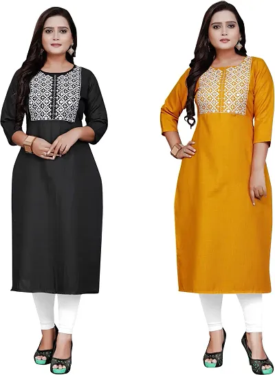 A-Line Blend Kurta For Women