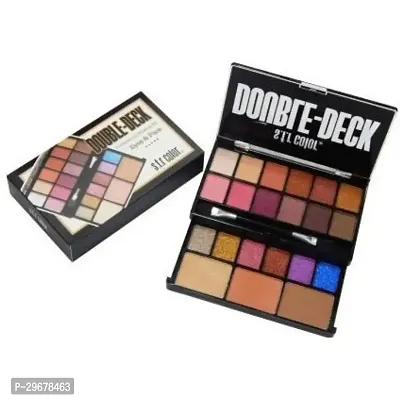 Double Deck 18 Color Matte And Shine Eyeshadow Palette-thumb0