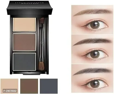 3 Colors Eyebrow Palette Long Lasting And Waterproof-thumb0