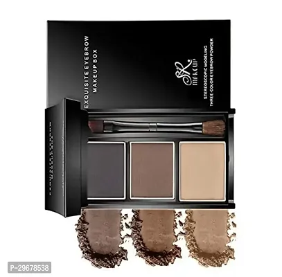 3 Colors Eyebrow Palette Long Lasting And Waterproof-thumb0