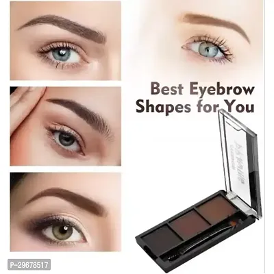 3 Colors Eyebrow Palette Long Lasting And Waterproof-thumb0