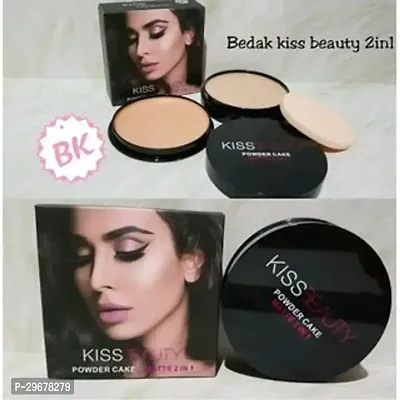 Kb Light Weight Matte Finish High Definition Compact Powder Soft Focus Natural Translucent Coverage-thumb0