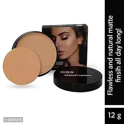 Kb Light Weight Matte Finish High Definition Compact Powder Soft Focus Natural Translucent Coverage-thumb0