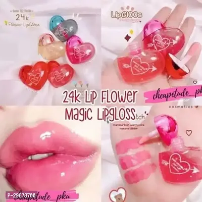 Heart Shape Lip Tint, Shimmery Finish Combo-thumb0