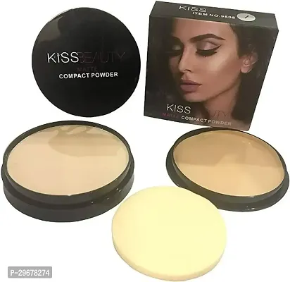 Kb Light Weight Matte Finish High Definition Compact Powder Soft Focus Natural Translucent Coverage-thumb0