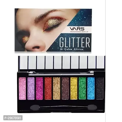 Glitter Eyeshadow Palette, 10 Colors Sparkle Shimmer-thumb0